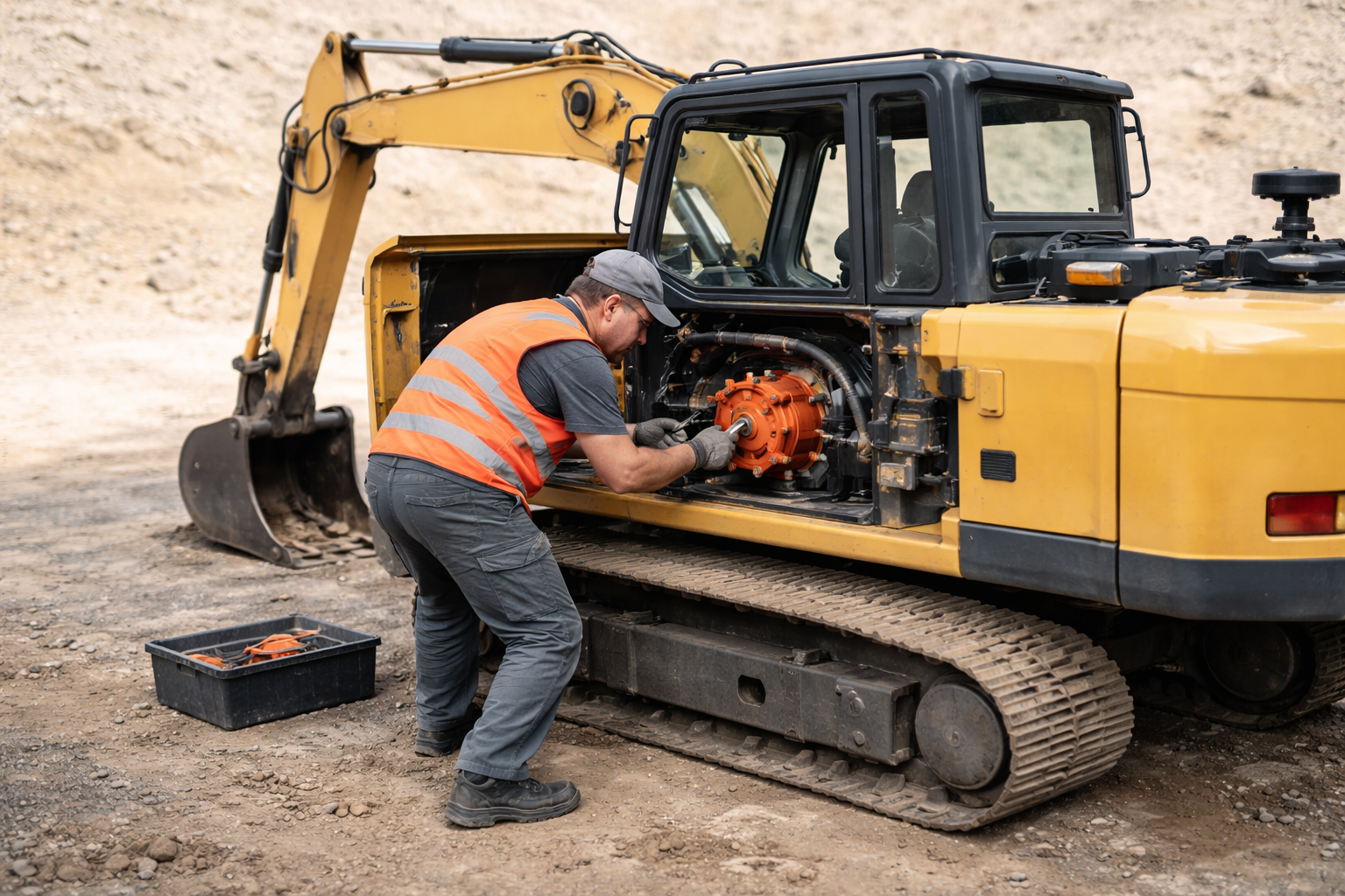 Hydraulic pump for excavator